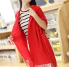 New Korean-style faux cashmere women's solid color large checkered scarf and shawl dual-purpose warm scarf Application Scenario